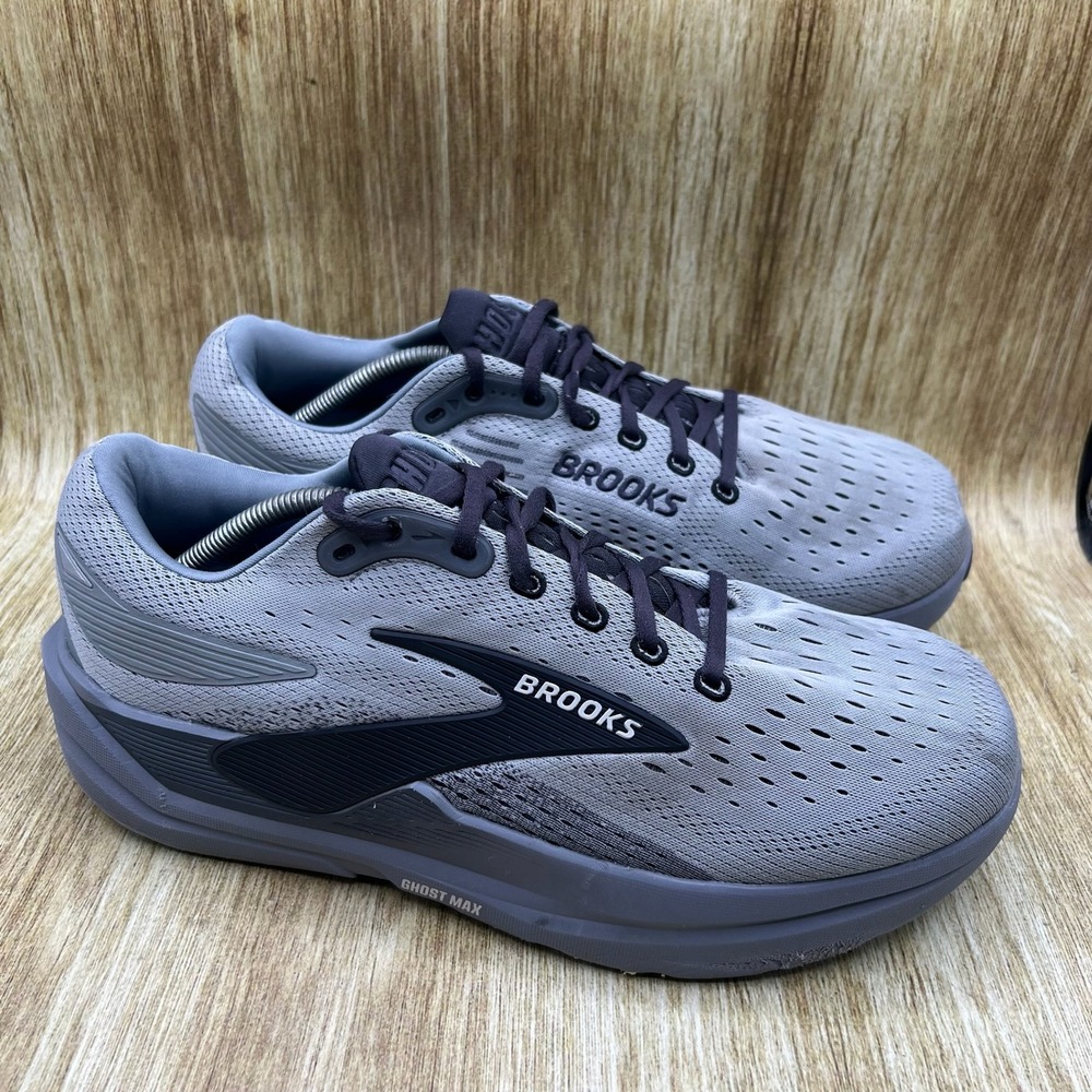 Brooks Ghost Max 3 Men's Size 11.5 4E Extra Wide Grey Running Shoe 1104644E069
